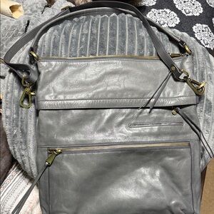 HOBO Gray Shoulder Bag